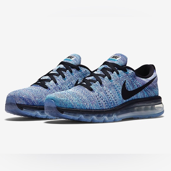 NIKE Flyknit Air Max Chlorine Blue Mens 12.5 - Picture 10 of 10